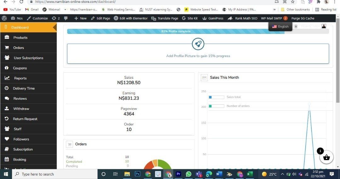 He make N$1200 in one month selling pdf files online here in Namibia.
