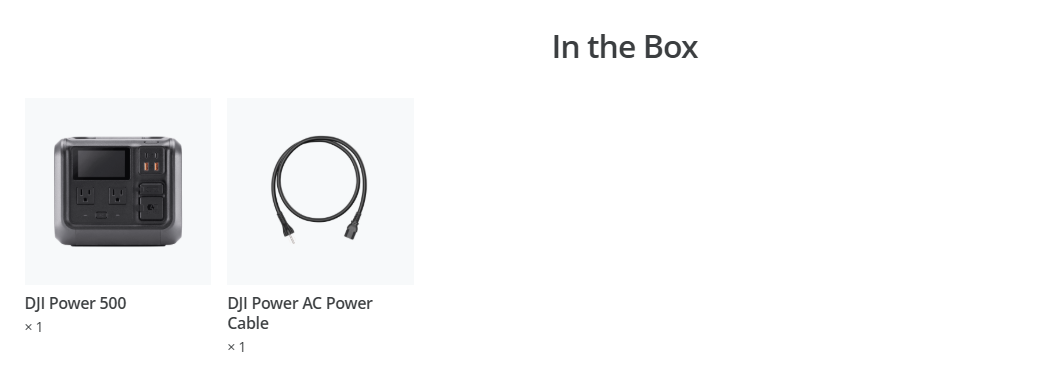 DJI Portable Power Station, Power 500,  1000W Genuine Stable High-Capacity Power Output