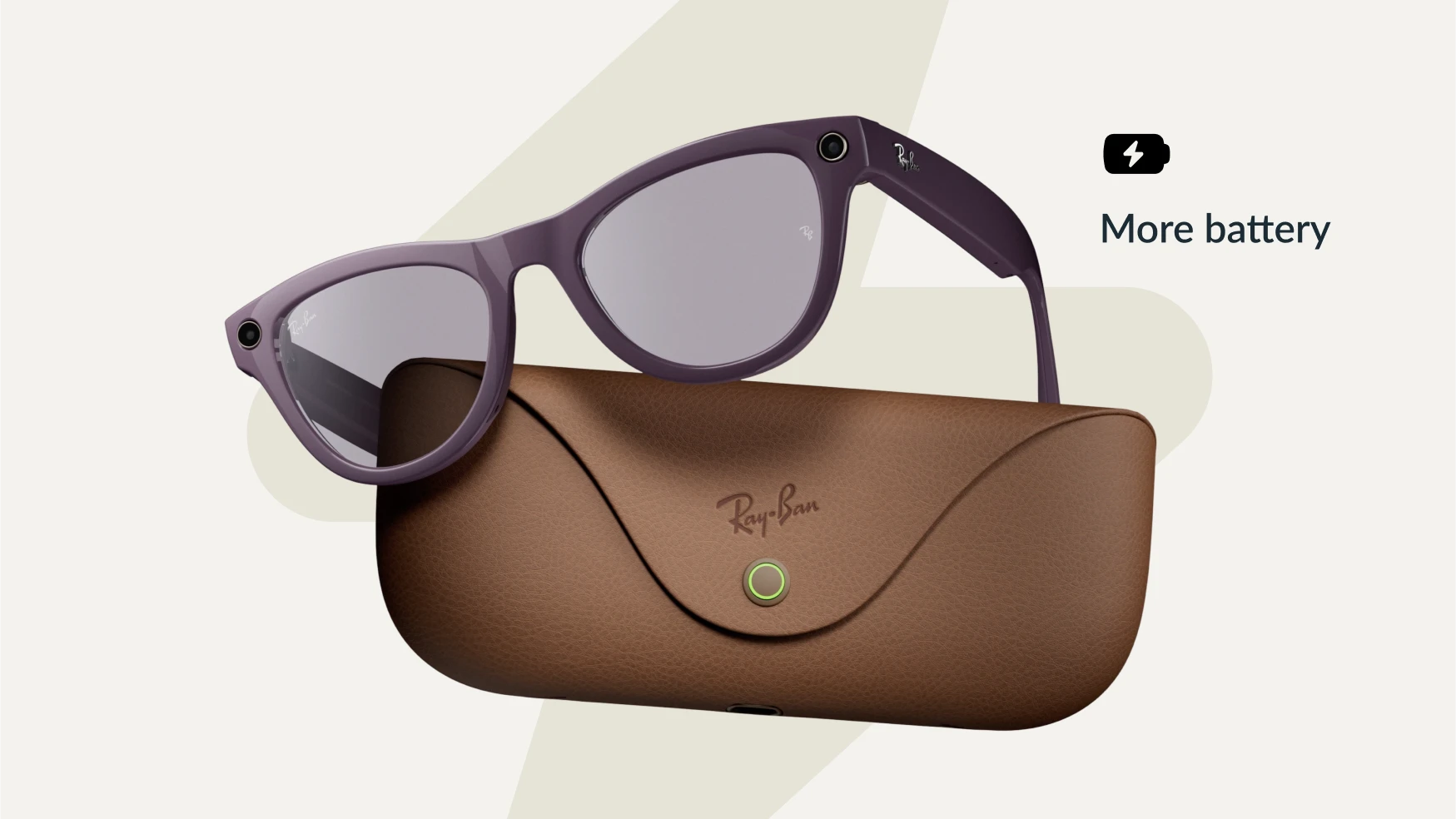 Ray‑Ban Meta Wayfarer Gen 2 (Matte Black,Clear Lens )